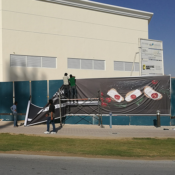 Fence Branding in Dubai Jumeirah Golf Estate