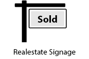 Real Estate Agent Signage stand