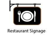 restaurant signage