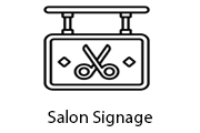 Ladies and Gents Salon Sign